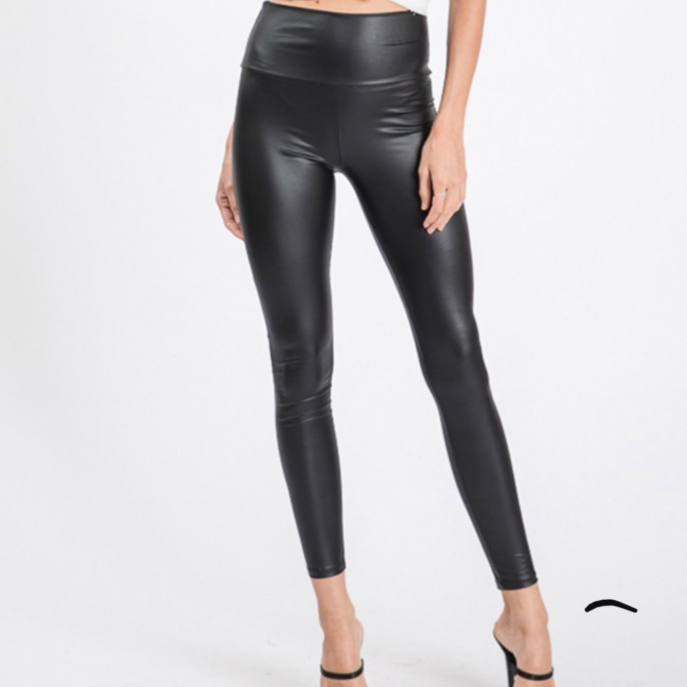 Faux Leather Leggings